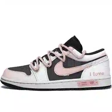 Jordan Air Jordan 1 Low Black White Pink