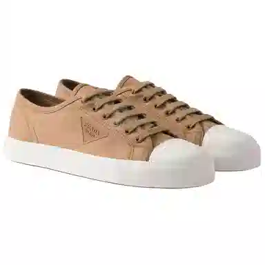 Prada Canvas Low Brown
