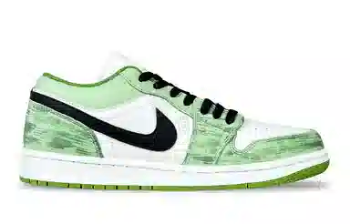 Jordan Air Jordan 1 Low Custom Green