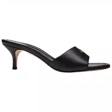 COACH Leather Square Toe Mule