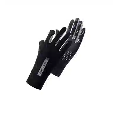 图涂丫 触屏紫外线夏季轻薄透气翻盖防滑骑行 锦纶 防晒手套 男女同款情侣款