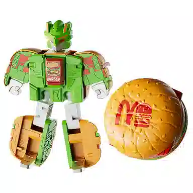 蓓臣 变形机器人 汉堡薯条 玩具