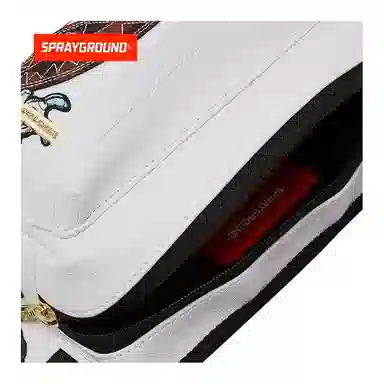 SPRAYGROUND White PVC Waist Bag