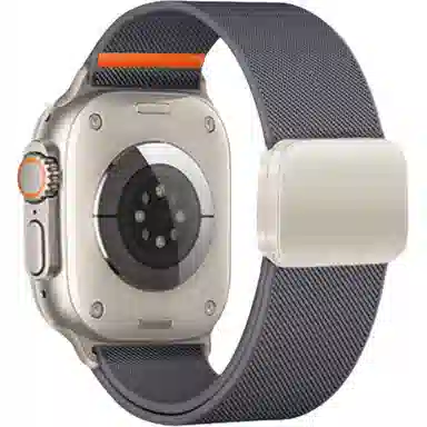 亿祈发 表带 苹果适用 尼龙材质 弹力尼龙磁吸男女通用