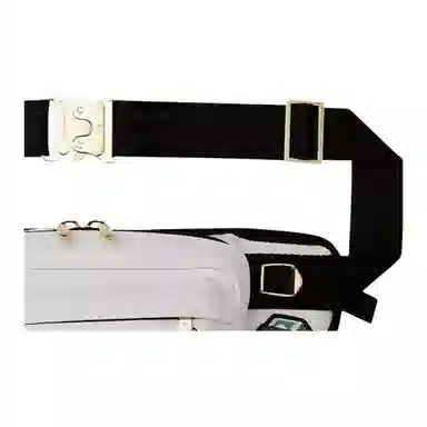 SPRAYGROUND White PVC Waist Bag