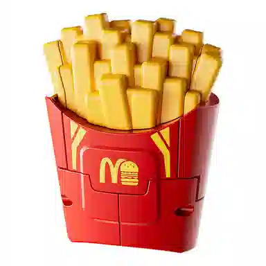 蓓臣 变形机器人 汉堡薯条 玩具