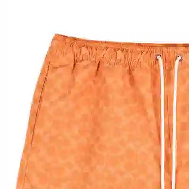 COACH SS25 Classic Logo Swim Shorts Orange