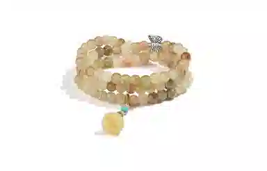 百利金 好运莲莲 精致轻奢优雅气质简约时尚经典百搭高级感国潮新中式小众设计转运 琉璃 手串 男女同款情侣款