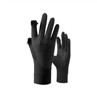 图涂丫 防紫外线透气户外运动薄款开车骑行冰丝 聚酯纤维 防晒手套 男女同款情侣款