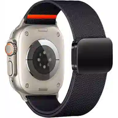 亿祈发 表带 苹果适用 尼龙材质 弹力尼龙磁吸男女通用