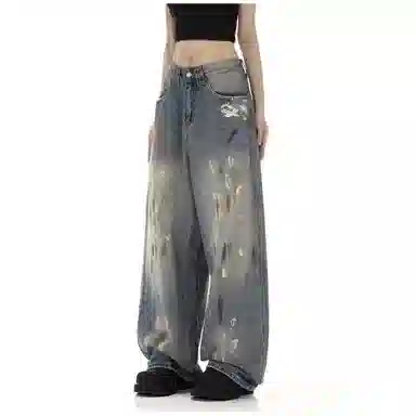 识恩 通勤简约舒适时尚牛仔裤 女款