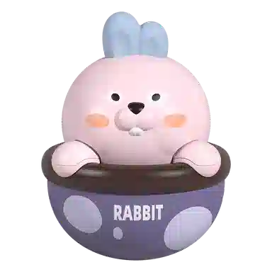 蓓臣 兔子 恐龙不倒翁 早教益智玩具