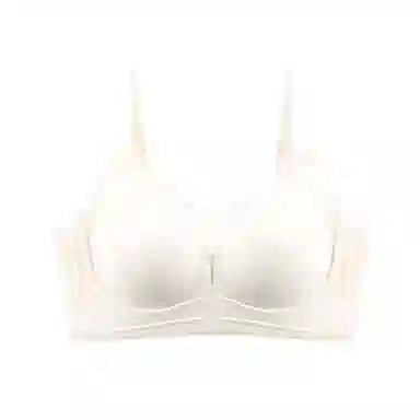 欧迪芬 冰丝无痕轻薄透气上托聚拢防下垂收副乳亲肤柔软立体大包裹大胸显小夏季清凉感文胸 女款