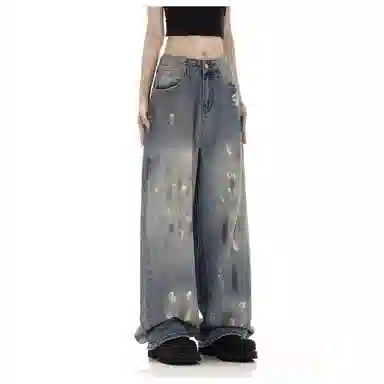 识恩 通勤简约舒适时尚牛仔裤 女款