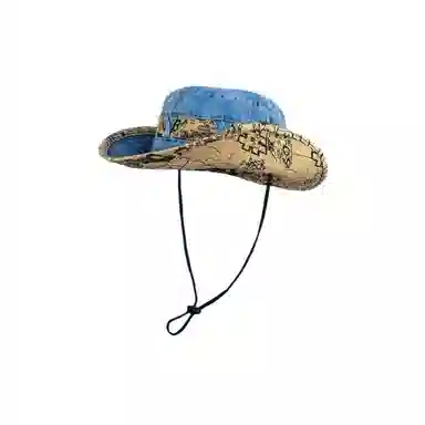 图涂丫 钓鱼复古登山遮阳帽帽子户外防晒遮阳露营 涤纶 渔夫帽 男女同款情侣款