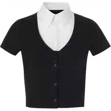 NOT YOUR ROSE SS25 Serena top (Black)