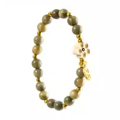 钵提 转运招财纳福桃花好运常相伴森系好运莲莲复古佛念珠#好运 绿檀 手串 男女同款情侣款