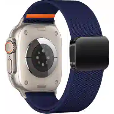 亿祈发 表带 苹果适用 尼龙材质 弹力尼龙磁吸男女通用