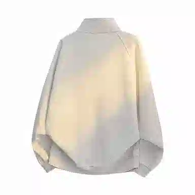 红蜻蜓 美式潮牌复古字母设计感开衫百搭简约宽松舒适上衣外套夹克 男女同款