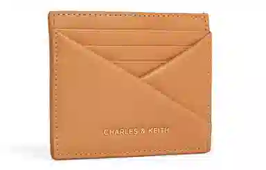 Charles & Keith Card Holder Oat Tan