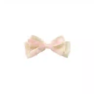 水中玉 可爱温柔发饰公主头韩系侧边夹甜心双重蝴蝶结发卡夹子 合金 发夹 女款