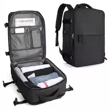 阿尔派妮 大容量学生百搭短途出差旅游行李多功能干湿分离独立鞋袋 织物 旅行包电脑包书包背包双肩包 男女同款情侣款 多色