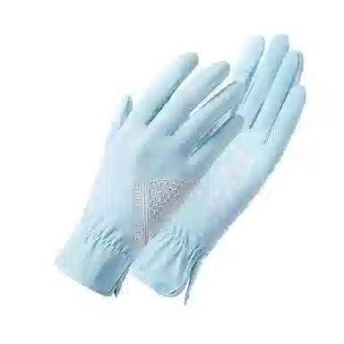 图涂丫 防紫外线薄款翻盖露指触屏开车骑行防滑 涤纶 防晒手套 男女同款情侣款