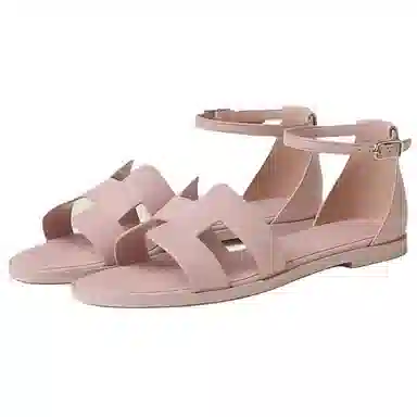 Hermes Santorini Sandals Pink
