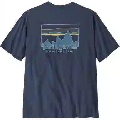 patagonia Men's '73 Skyline Organic T-Shirt LogoT