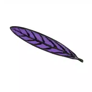 YVMIN Hand-Painted Leaf Resin Hairclip