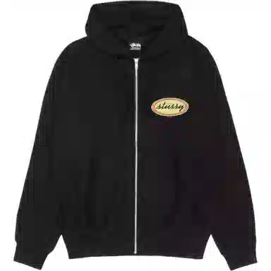 Stussy OUR LEGACY WORK SHOP OVAL ZIP HOODIE logo