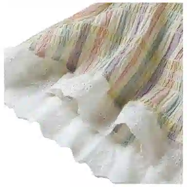 北极绒 拼接适中高腰休闲长裙 女款