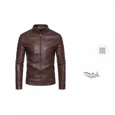 大白鲨 休闲高级感舒适皮衣 男款