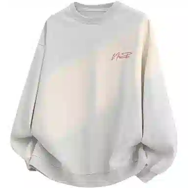 王者荣耀 美式人影手签字母长袖圆领落肩款宽松舒适学院风学生党休闲时尚百搭卫衣 哪吒款 男女同款