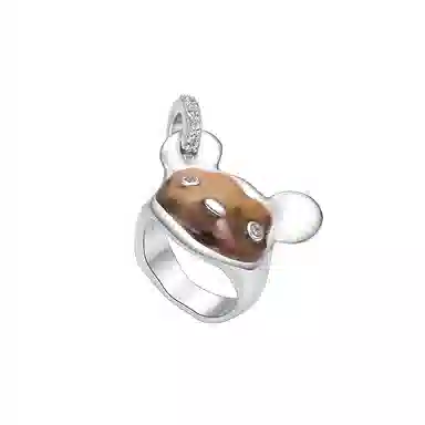 YVMIN Clown Bear Cubic Zirconia Ring