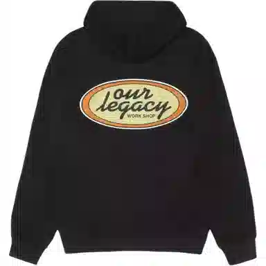 Stussy OUR LEGACY WORK SHOP OVAL ZIP HOODIE logo