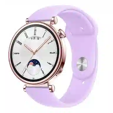 亿祈发 表带 华为适用 硅胶材质 蝴蝶反扣时尚百搭表带男女通用