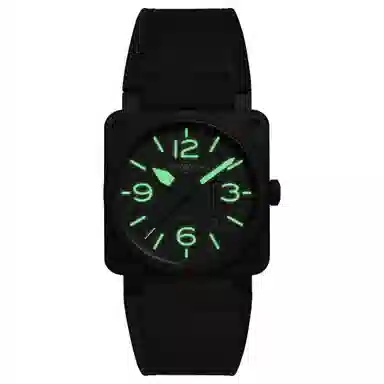 BELL ROSS 100 42mm BR0392-BL3-CESCA