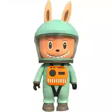 POP MART LABUBU Astronaut Mint Green 15cm