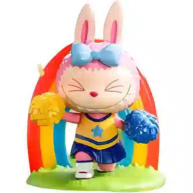 POP MART LABUBU Cheerleader Keychain