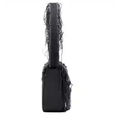 DIESEL Metal Oval D Logo Bag Medium Black