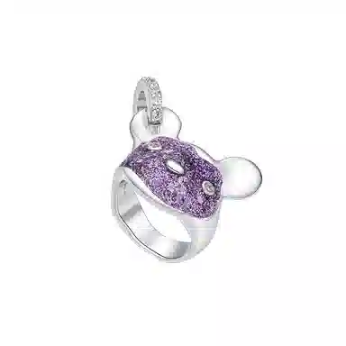 YVMIN Clown Bear Cubic Zirconia Ring