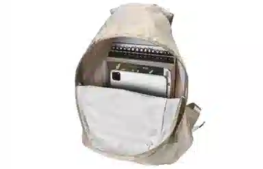 TURN UP Backpack Nylon White