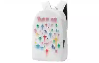 TURN UP Backpack Nylon White