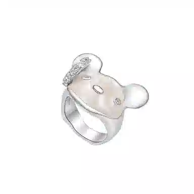 YVMIN Clown Bear Cubic Zirconia Ring