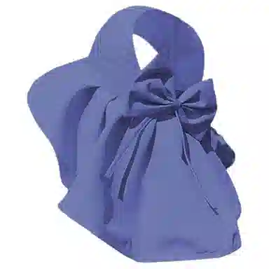 艾佳微 自由度假海边沙滩游玩防晒遮阳大檐披肩时尚蝴蝶结  涤纶 渔夫帽 男女同款情侣款