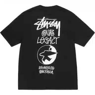 Stussy x OUR LEGACY SS25 WORK SHOP SURFMAN TEE PIGMENT DYED T