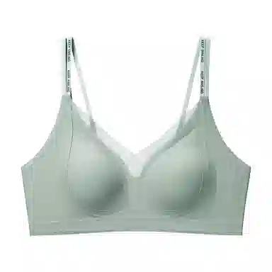 欧迪芬 细肩带美背无痕内衣女小胸聚拢提拉防下垂固定杯无钢圈收副乳夏季清凉感文胸 女款