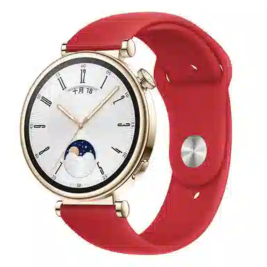 亿祈发 表带 华为适用 硅胶材质 蝴蝶反扣时尚百搭表带男女通用