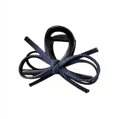 蒙妮 复古简约蝴蝶结抓夹 亚克力 发夹 女款